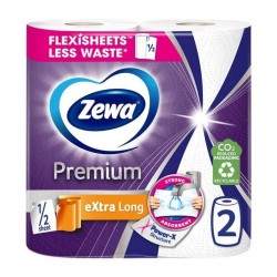 Prosoape de Hartie Zewa Extra Long, 2 Straturi, 140 Foi x 2 Role Prosoape de Hartie Zewa Extra Long, 2 Straturi, 140 Foi x 2 Role