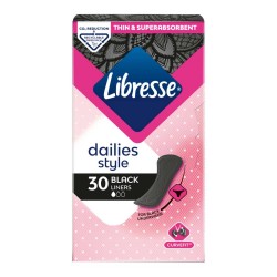 Absorbante Libresse Zilnice Normal Black, 30 Buc Absorbante Libresse Zilnice Normal Black, 30 Buc