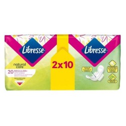 Absorbante Libresse Natural Care Normal Duo, 20 Buc Absorbante Libresse Natural Care Normal Duo, 20 Buc