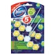 Pachet Odorizant de Toaleta Domestos Power 5 Lime, 55 g x 2 Buc