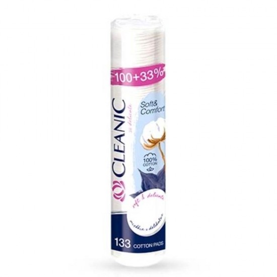 Dischete Demachiante Cleanic Soft & Confort 133 Buc