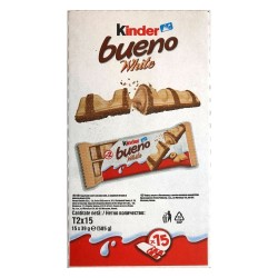 Napolitana Kinder Bueno cu Ciocolata Alba, 15 Buc/Set