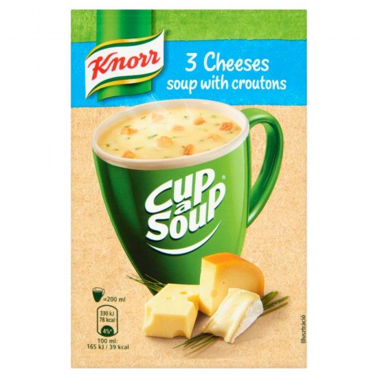 Cup A Soup Crema de Branza cu Crutoane, Knorr