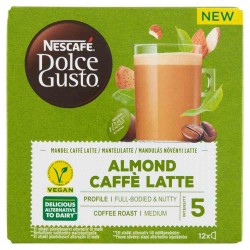 Capsule Nescafe Dolce Gusto Almond Caffe Latte, 12 Capsule, 132 g