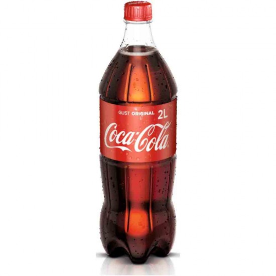 Bautura Carbogazoasa Coca-Cola Gust Original, 2 L
