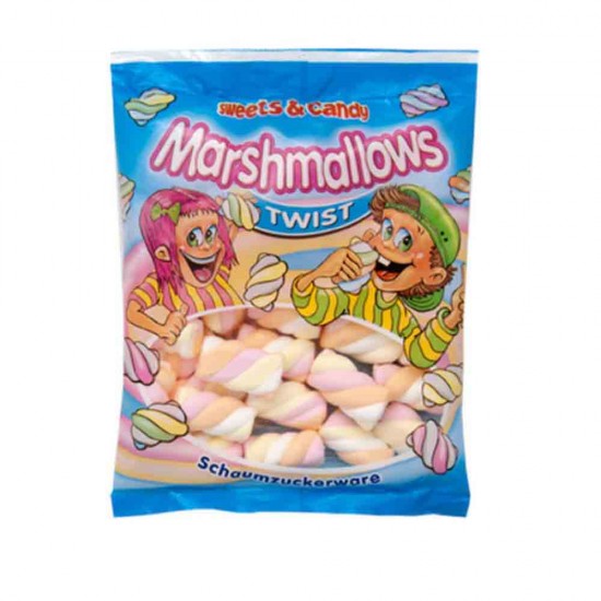 Marshmallow Gumate Woogie Twist, 100 g
