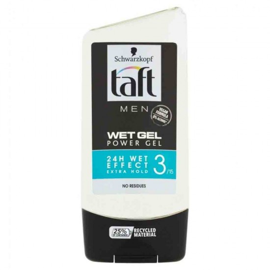 Gel Taft Wet Look Effect Hold, 150 ml
