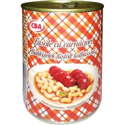 Fasole cu Carnaciori Cba, 800 g