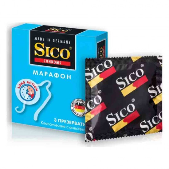 Prezervative Sico Marathon, 3 Buc