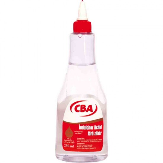 Indulcitor Lichid Fara Zahar Cba Piros, 250 ml