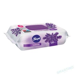 Servetele Umede cu Capac Sleepy Lavander, 120 Buc/Pachet