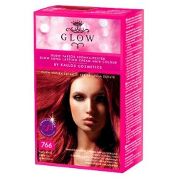 Vopsea de Par Glow 766, Rubin Roscat, 40 ml
