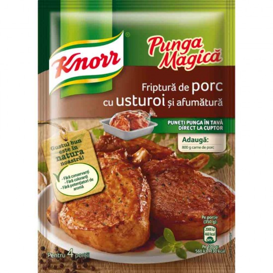 Punga Magica Knorr cu Condimente, Usturoi si Afumatura, 29 g
