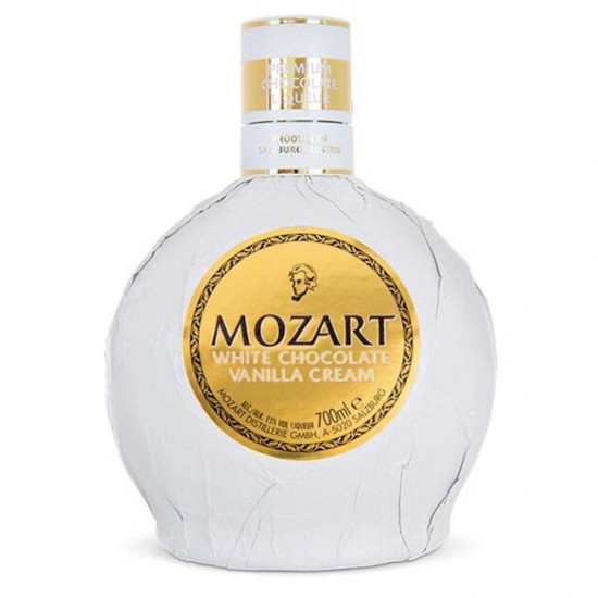 Lichior Mozart Ciocolata Alba Vanilla Cream, 15% Alcool, 700 ml