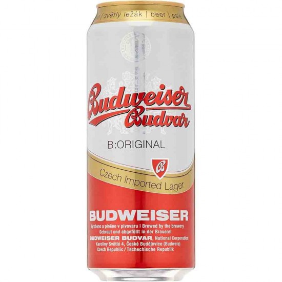 Bere Budweiser, 5% Alcool, 500 ml