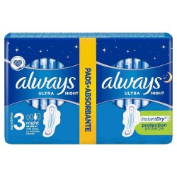Absorbante Always, Ultra Night, Marimea 3, Cantitate 12 Buc/Pachet Absorbante Always, Ultra Night, Marimea 3, Cantitate 12 Buc/Pachet