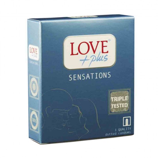 Prezervative Love Plus Sensation, 3 Buc
