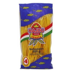 Paste Fainoase Hajdu cu 4 Oua, Taitei Lati, 250 g Paste Fainoase Hajdu cu 4 Oua, Taitei Lati, 250 g