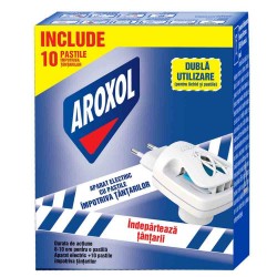 Aparat Electric Aroxol Impotriva Tantarilor, cu 10 Pastile