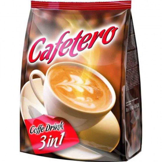 Cafea Instant 3 in 1 Cafetero, 10 Buc x 18 g