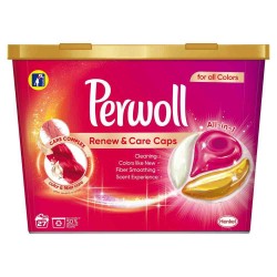 Detergent Capsule Perwoll Renew & Care, Color, 27 Spalari Detergent Capsule Perwoll Renew & Care, Color, 27 Spalari