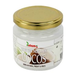 Ulei de Cocos Adams Virgin, Presat la Rece, 200 ml