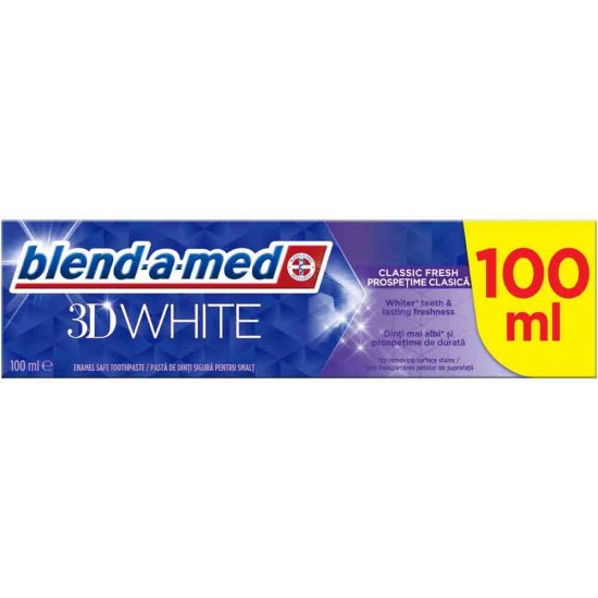 Pasta de Dinti Blend-a-Med 3D White, 100 ml