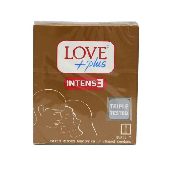 Prezervative Love Plus Intense, 3 Buc