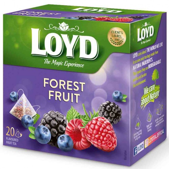 Ceai Loyd Piramida de Fructe de Padure, 20 Buc/Pachet