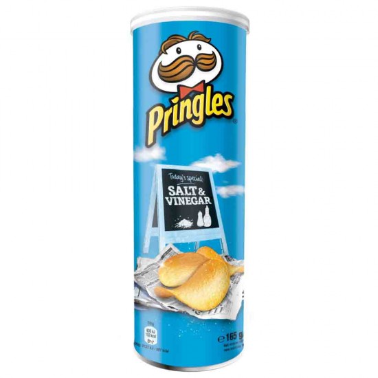 Chipsuri Pringles cu Salt & Vinegar, 165 g
