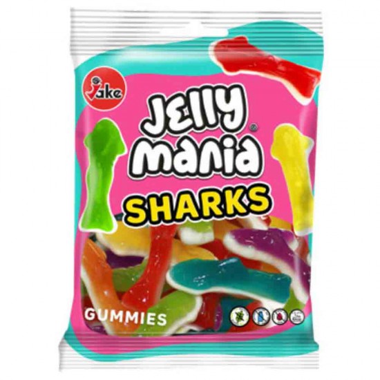 Jeleuri Jelly Mania Sharks, 100 g