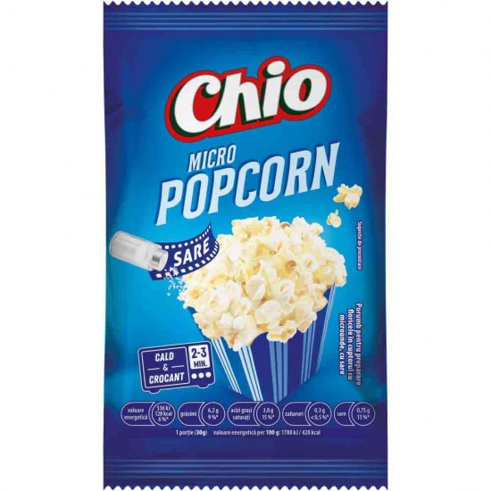 Popcorn Chio cu Sare, pentru Microunde, 80 g