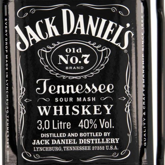 Whiskey Jack Daniel'S + Cradle, 40% Alcool, 3 L