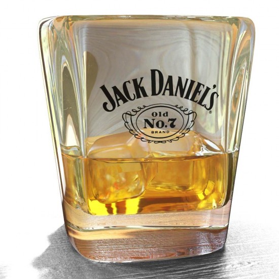 Whiskey Jack Daniel's Honey + Pahar, 35% Alcool, 700 ml
