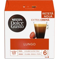Capsule Nescafe Dolce Gusto Lungo, 16 Capsule, 104 g