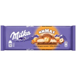 Ciocolata Milka Mmmax cu Lapte si Crema de Caramel, 300 g