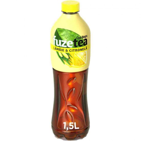 Ceai Negru Fuzetea cu Suc de Lamaie si Citronela, 1.5 L