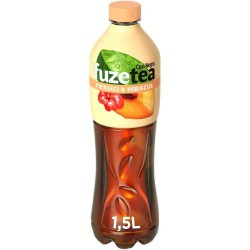 Ceai Negru Fuzetea cu Suc de Piersici si Hibiscus, 1.5 L Ceai Negru Fuzetea cu Suc de Piersici si Hibiscus, 1.5 L