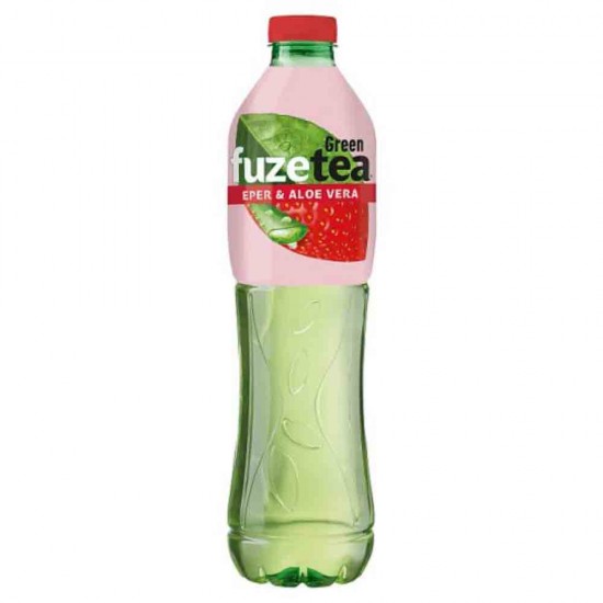 Ceai Negru Fuzetea cu Suc de Capsuni si Aloe Vera, 1.5 L
