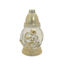 Candela din Sticla, Model Inger Auriu LA152