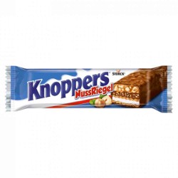 Baton de Ciocolata cu Napolitane Knoppers Nut Bar, 40 g Baton de Ciocolata cu Napolitane Knoppers Nut Bar, 40 g