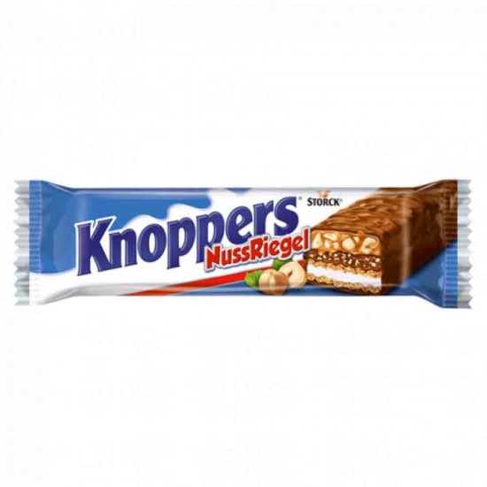 Baton de Ciocolata cu Napolitane Knoppers Nut Bar, 40 g