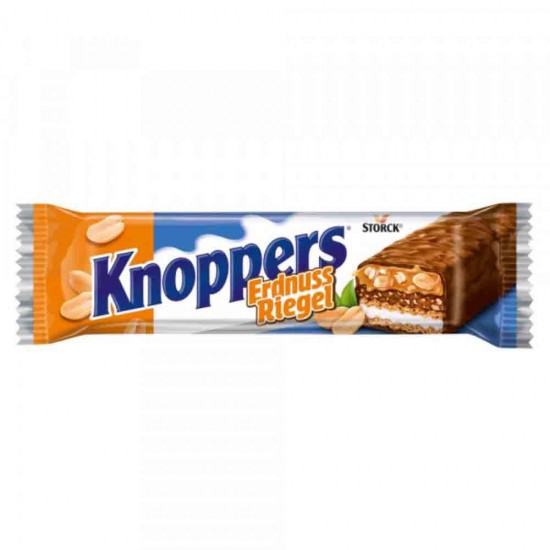 Baton de Ciocolata cu Napolitane Knoppers Peanut Bar, 40 g