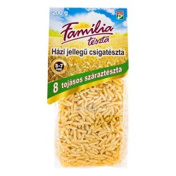 Paste Fainoase Familia cu 8 Oua, Melcisori, 200 g Paste Fainoase Familia cu 8 Oua, Melcisori, 200 g