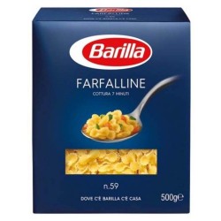 Paste Fainoase Scurte Barilla Farfalline N 59, 500 g Paste Fainoase Scurte Barilla Farfalline N 59, 500 g