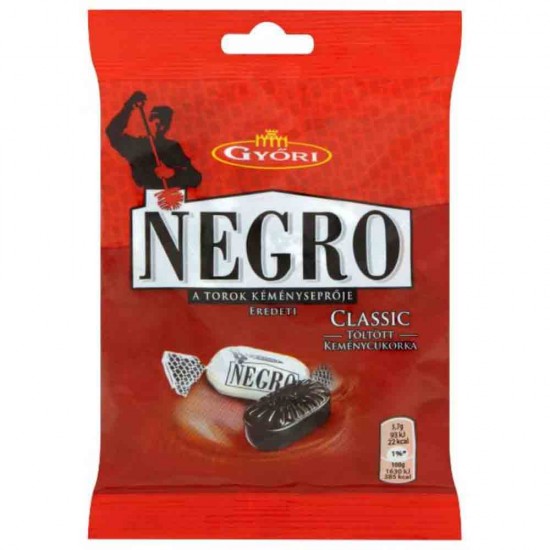 Bomboane Gyori Negro Clasic, 159 g