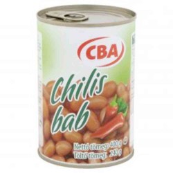 Fasole cu Chilli Cba, 400 g Fasole cu Chilli Cba, 400 g