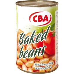 Fasole Boabe Cba Alba in Sos de Tomate, 400 g Fasole Boabe Cba Alba in Sos de Tomate, 400 g