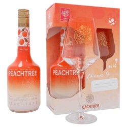 Lichior De Kuyper Peachtree + Pahar, 20% Alcool, 700 ml Lichior De Kuyper Peachtree + Pahar, 20% Alcool, 700 ml
