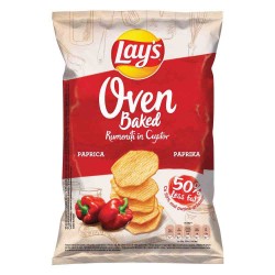 Chipsuri Lay's Baked din Cartofi cu Paprika Rumeniti in Cuptor, 125 g Chipsuri Lay's Baked din Cartofi cu Paprika Rumeniti in Cuptor, 125 g